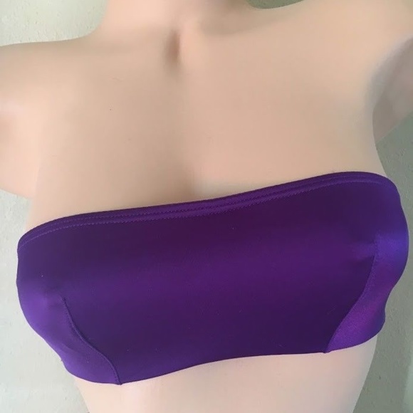 Victoria's Secret Other - Victoria's Secret Unlined Bandeau Bralette Purple